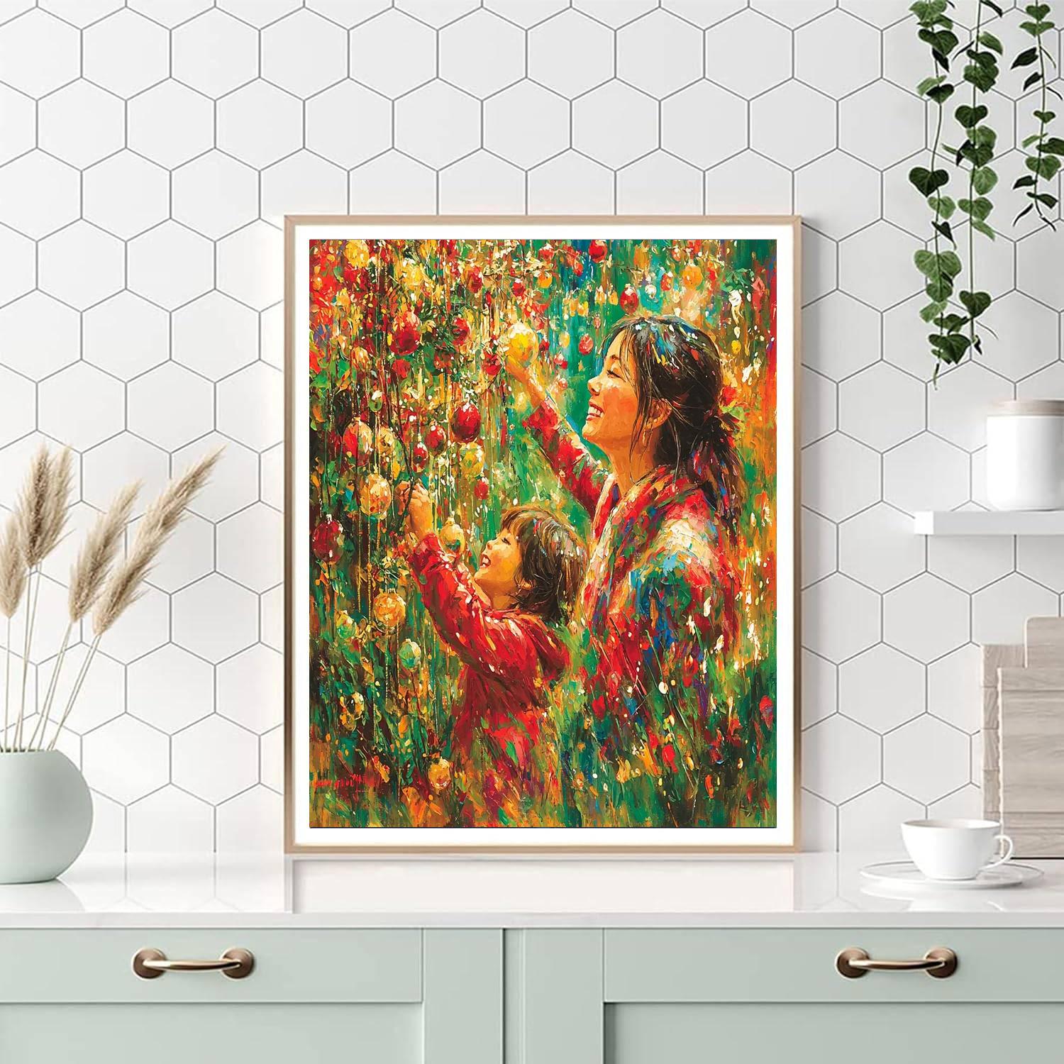 Celebrating With A Mother’s Touch Number Painting