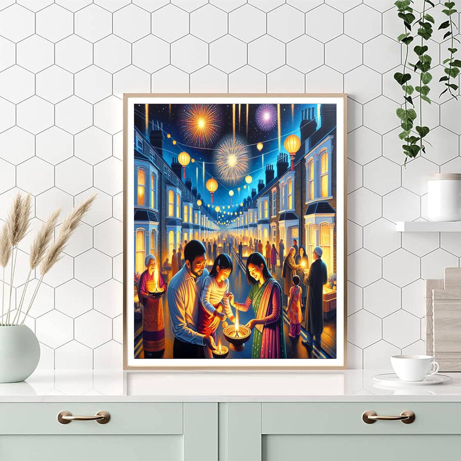 Diwali Lights Festival - United Kingdom Paint By Number