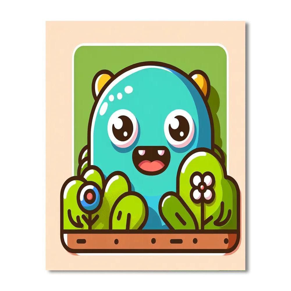 Mysterious Monster Paint By Number