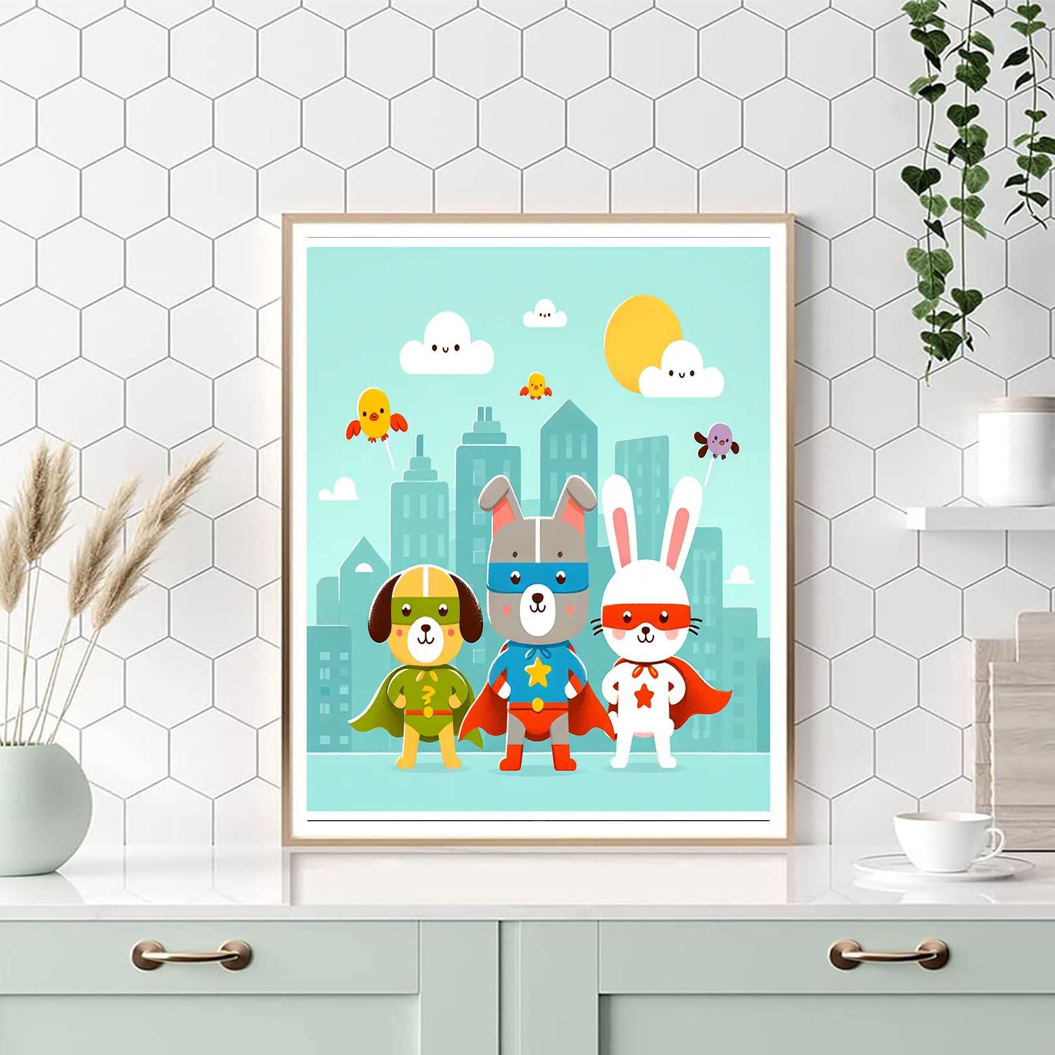 Super Animal Rescue Numbered Painting Kits