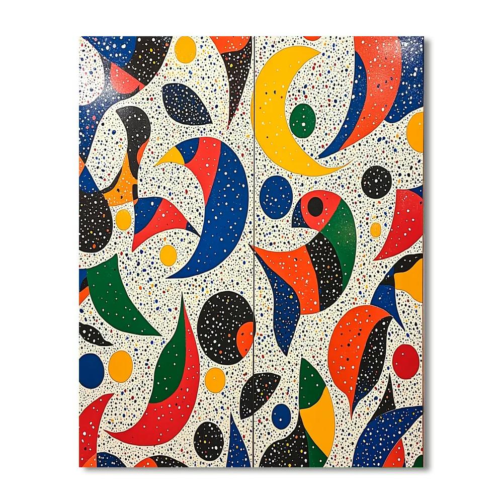 Joan Miró Inspired Surreal Patterns  Paint By Color