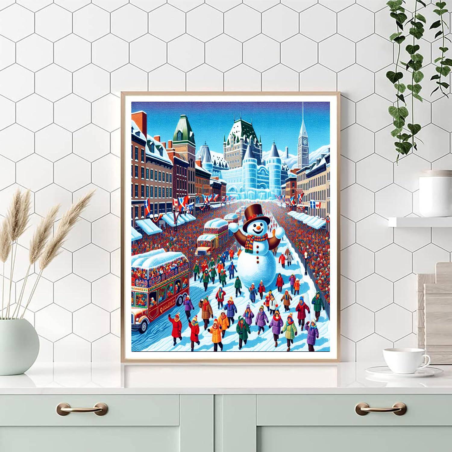 Carnaval De Quebec - Quebec City DIY Paint By Numbers