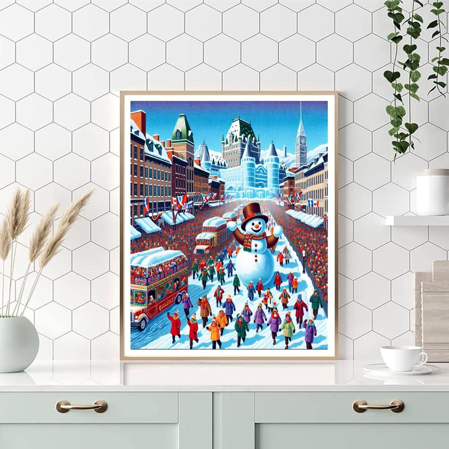 Carnaval De Quebec - Quebec City DIY Paint By Numbers