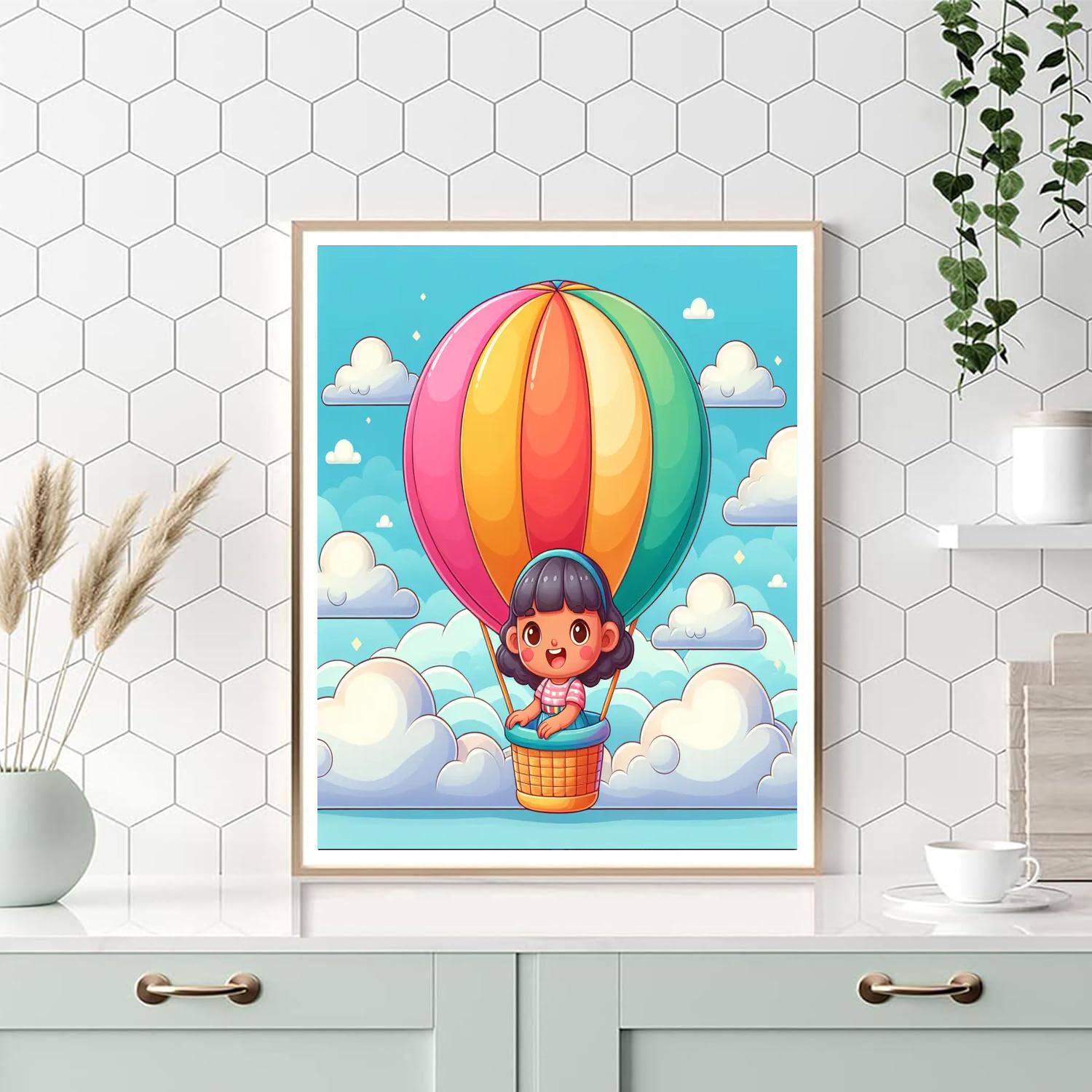Brave Balloonist DIY Paint By Numbers
