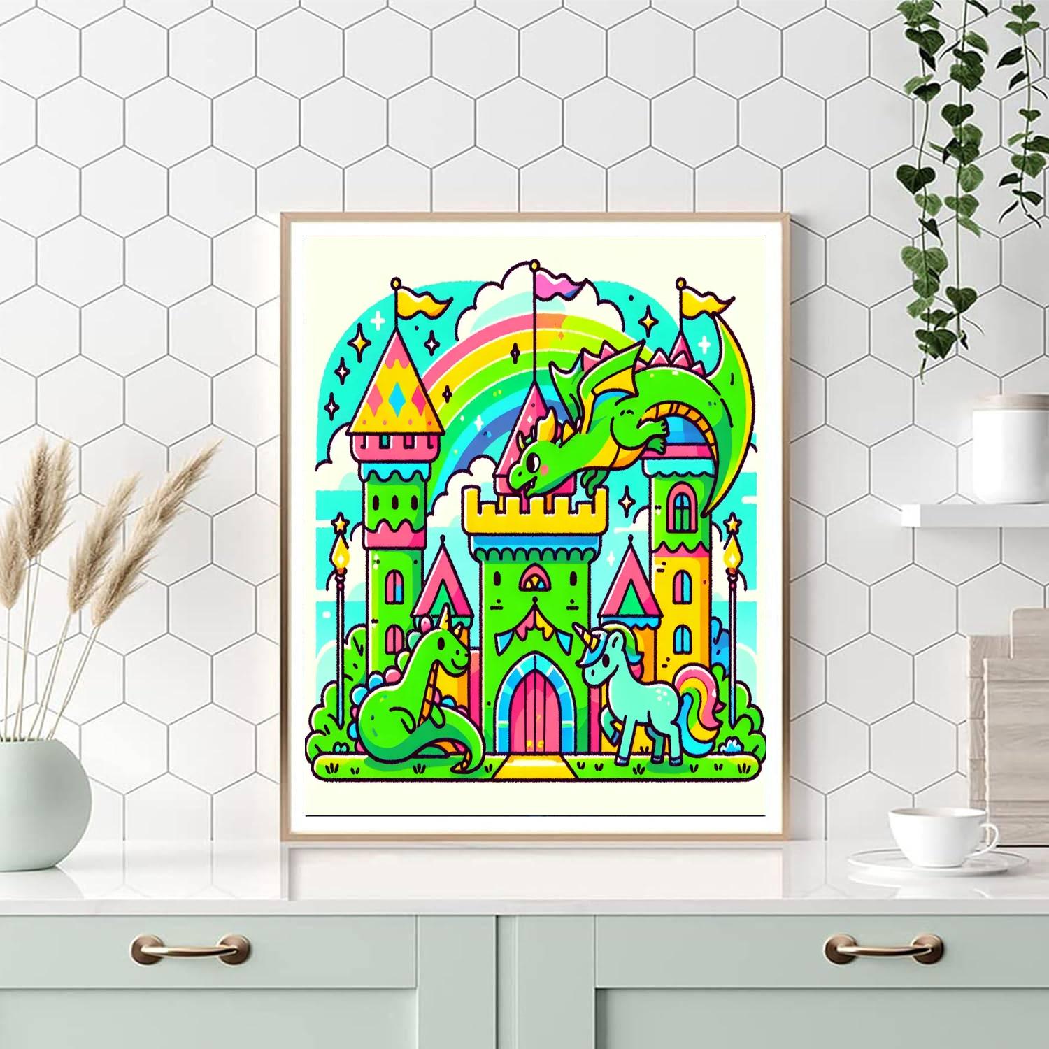 Magic Kingdom Tale Paint By Numbers Art