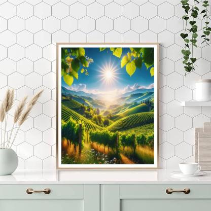 Sundrenched Italian Countryside Paint By Numbers Kits