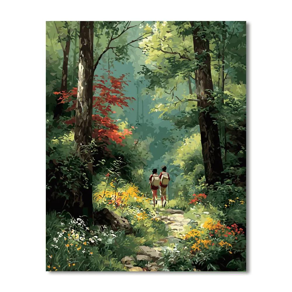 Embracing Nature's Love DIY Paint By Numbers