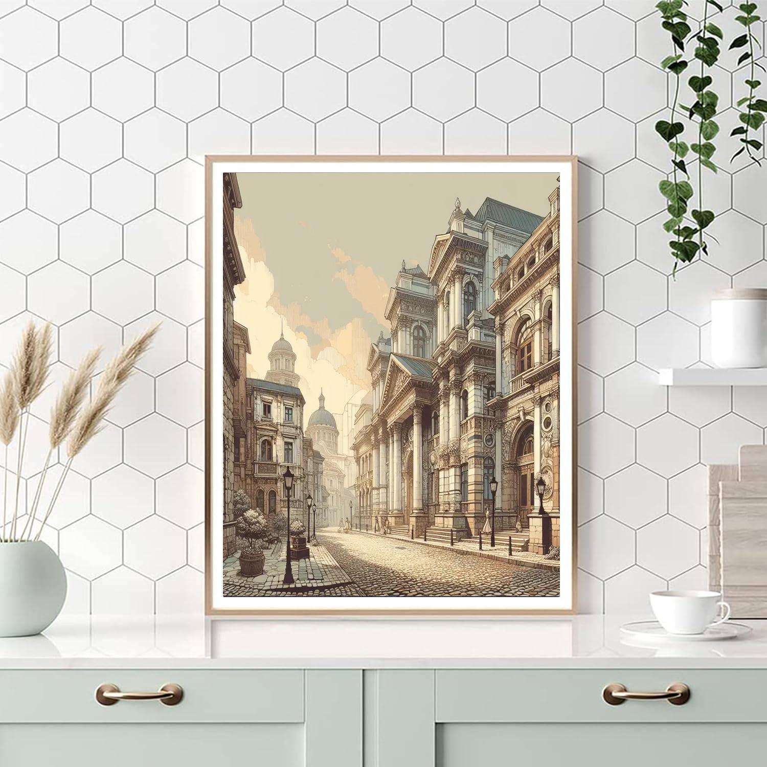 Historic City Romance Numbered Painting Kits