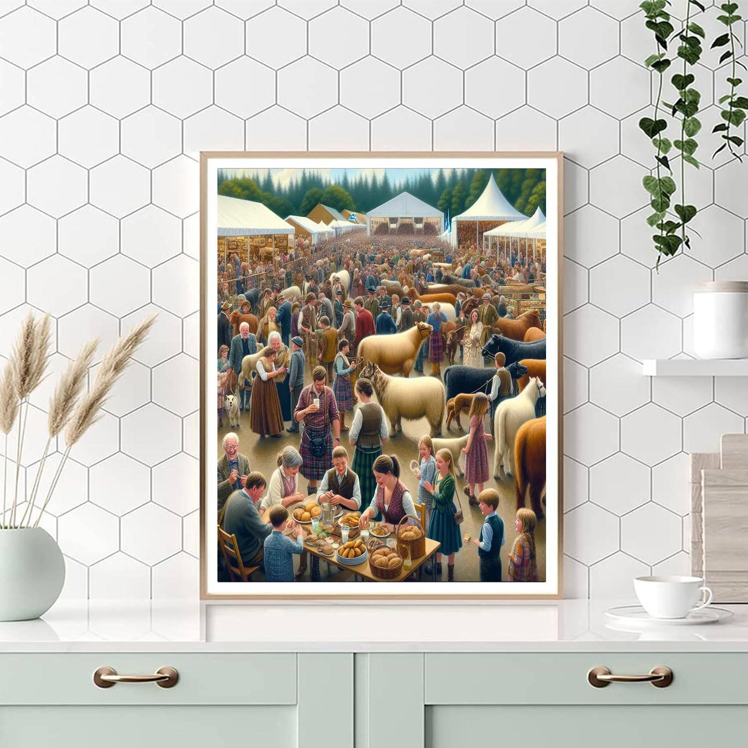 Royal Highland Show - Edinburgh, Scotland Number Painting