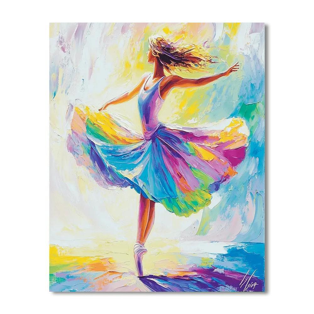 Edgar Degas Inspired Elegance In Motion  Paint By Numbers Art