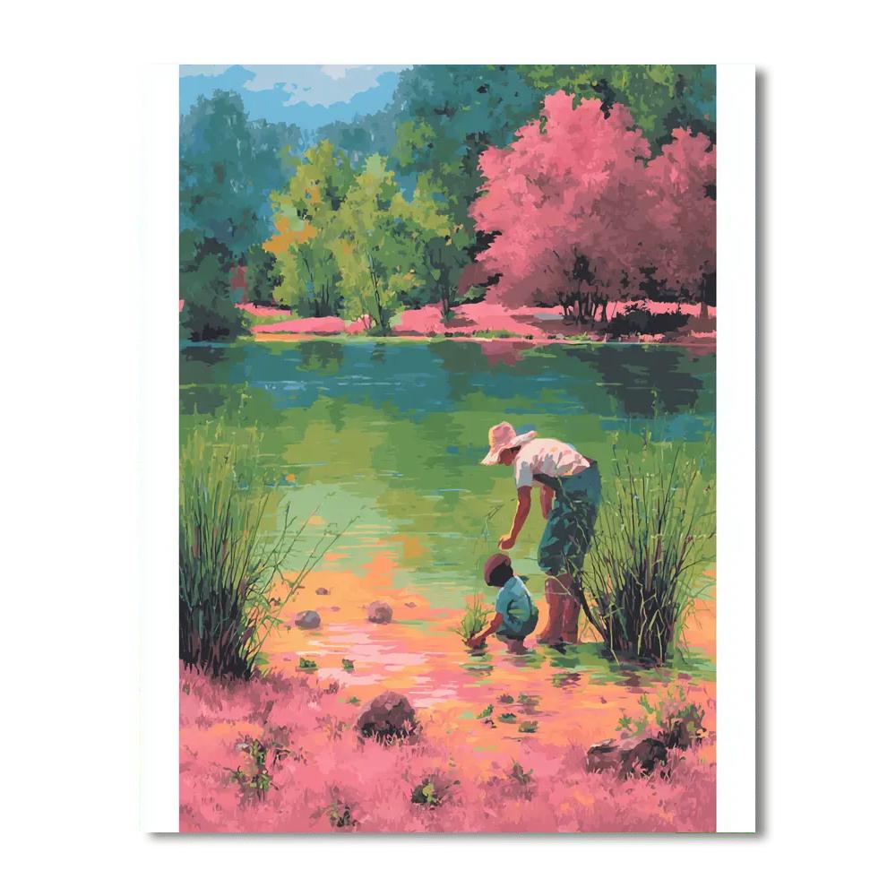 Caring For The Little Things Number Painting