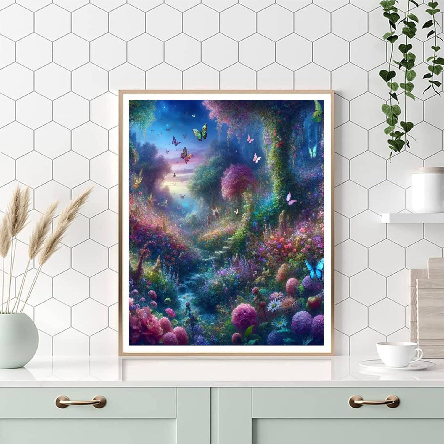 Mystical Garden Glimpse Paint By Number