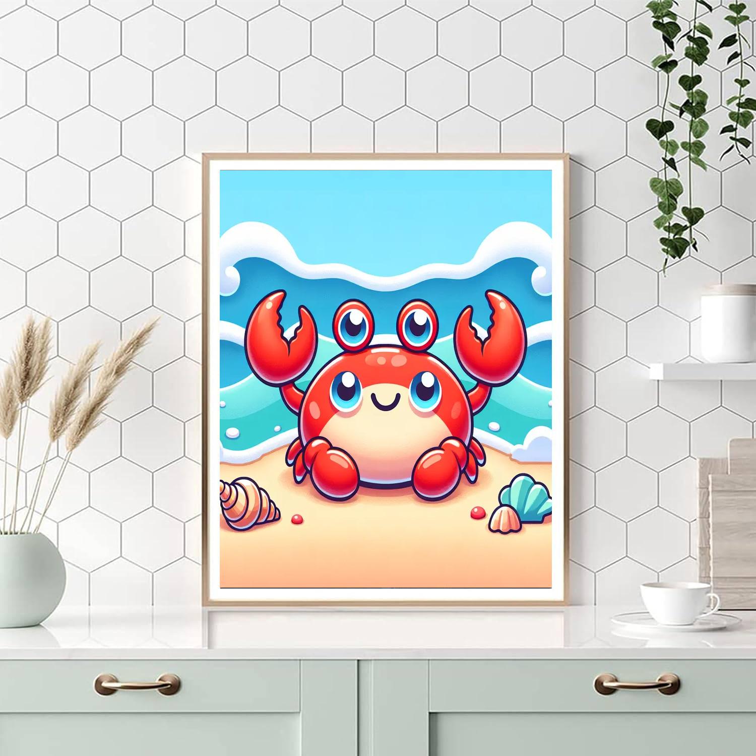 Friendly Crab Paint By Number