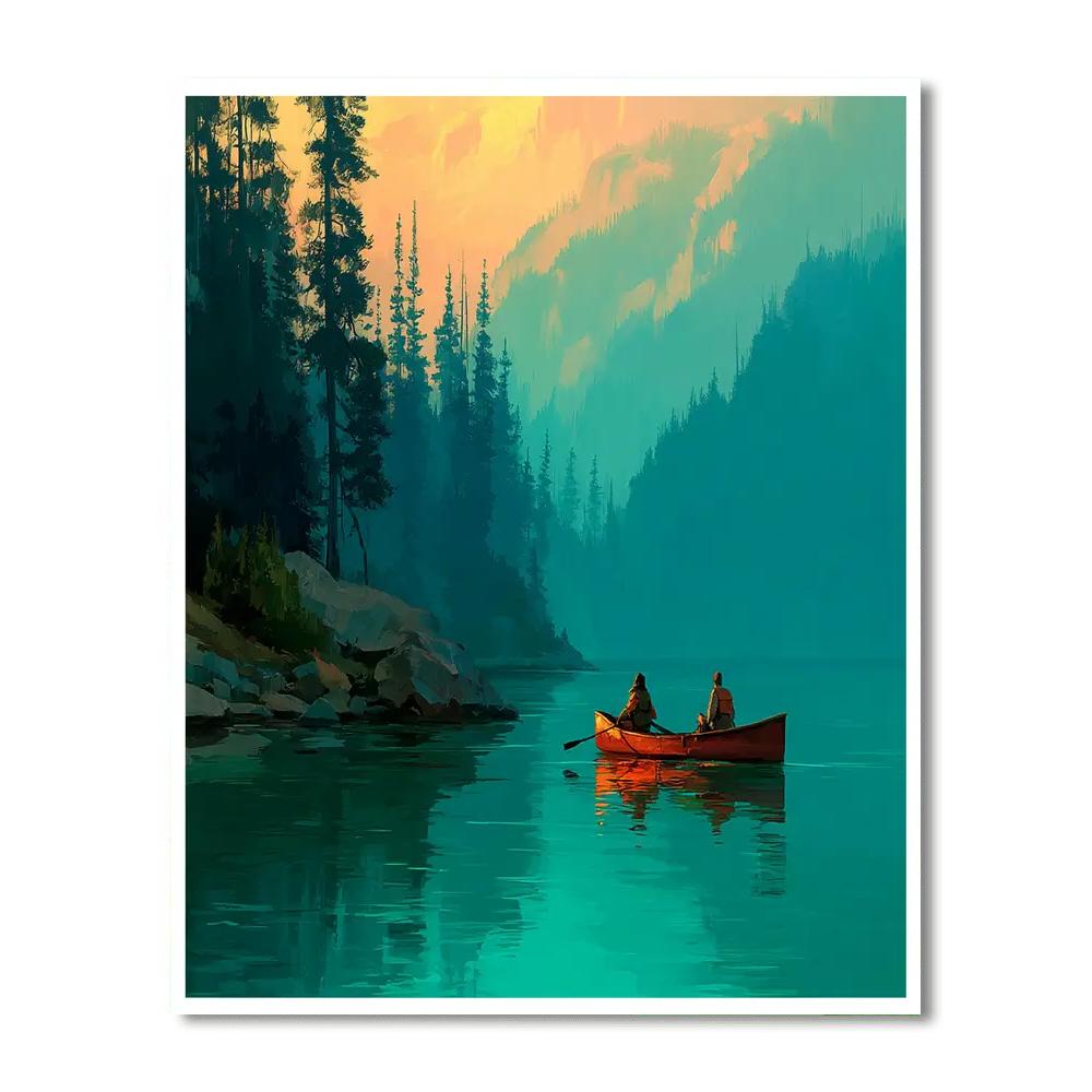 A Moment Of Stillness DIY Paint By Numbers