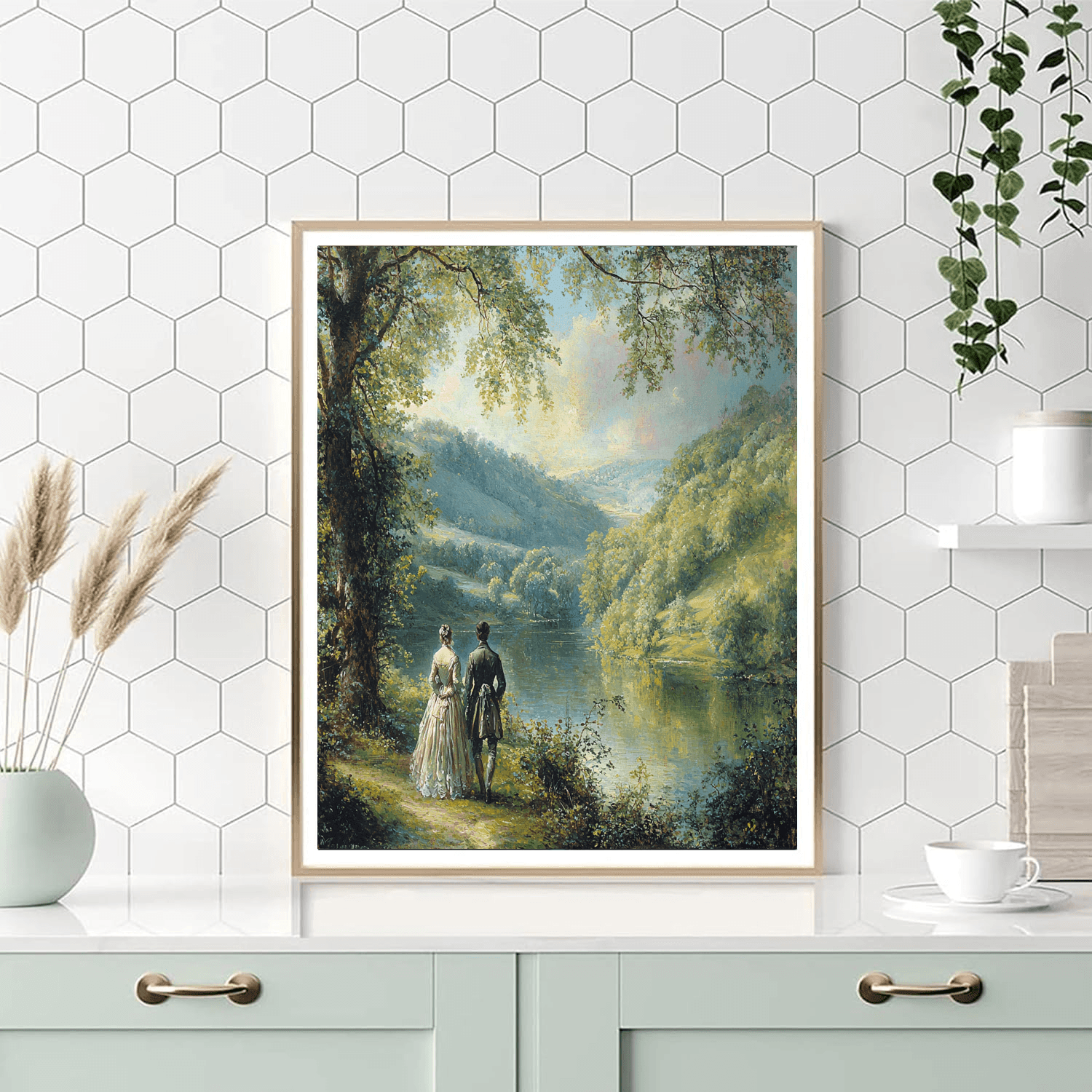 Thomas Gainsborough Inspired Historical Reflections  Painting By Numbers Kit