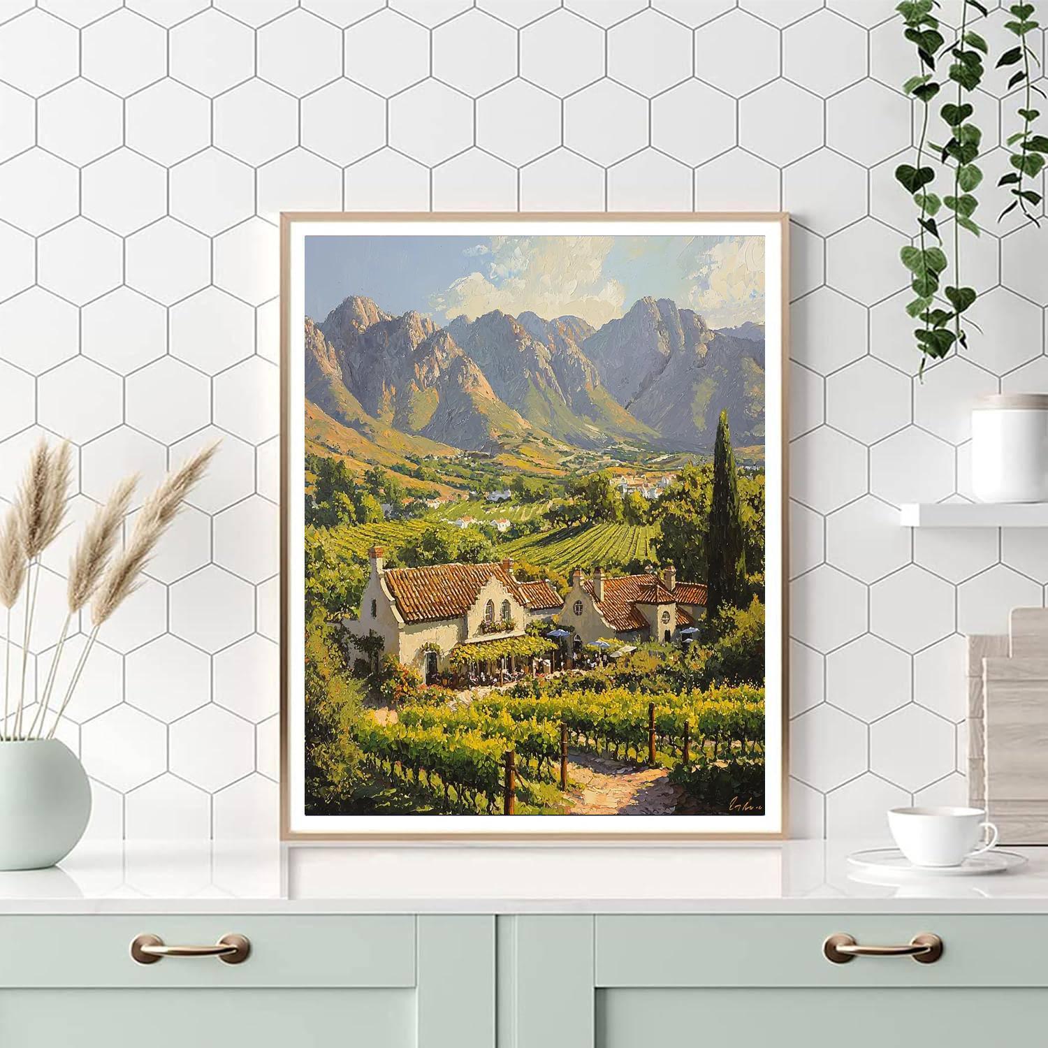 Wine Route - Stellenbosch Paint By Numbers