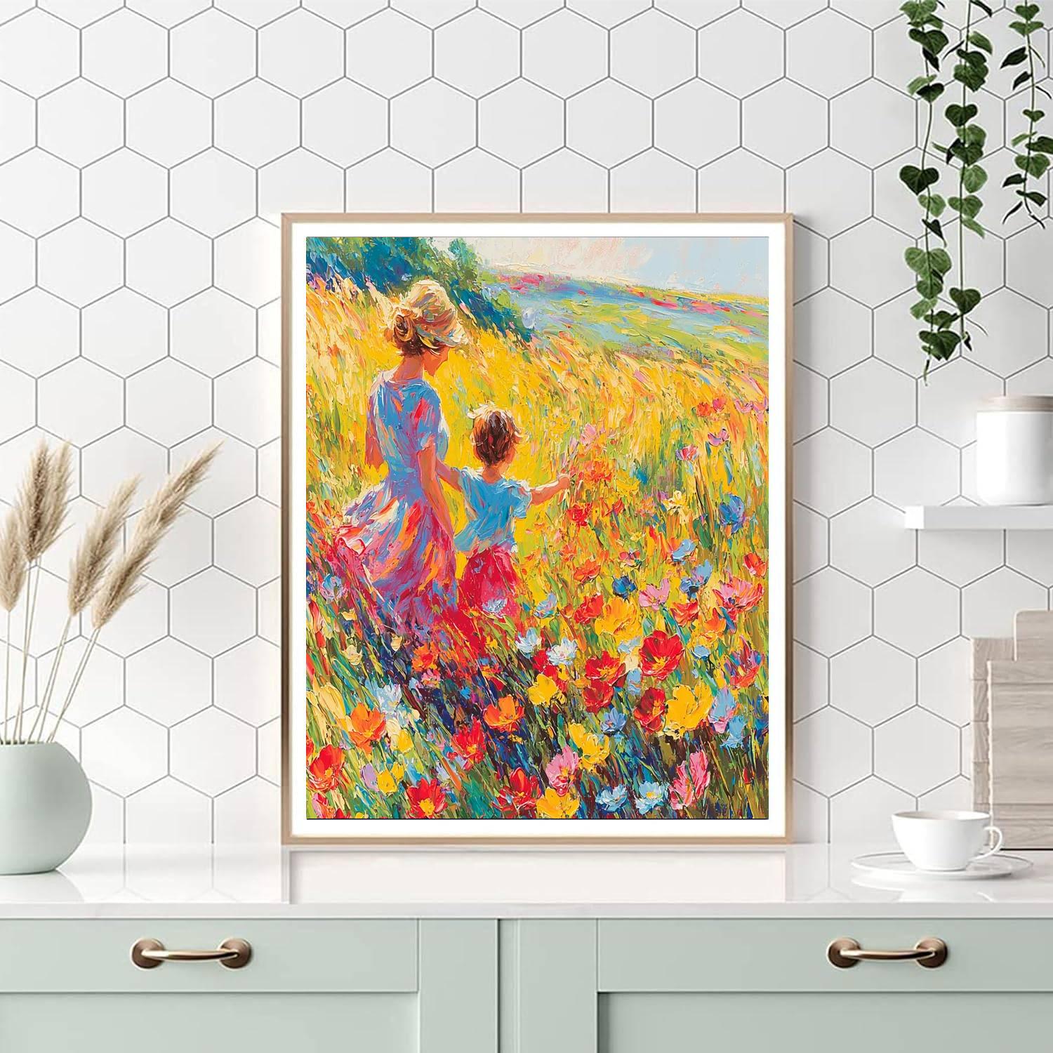 A Love That Blossoms Painting Number Kit