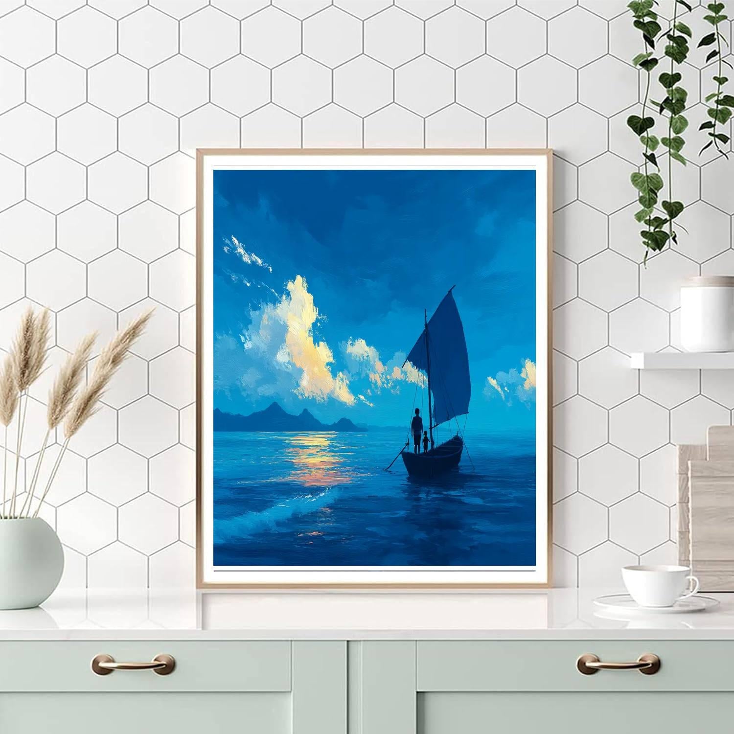 Sailing On Love's Waves Paint By Numbers Kits