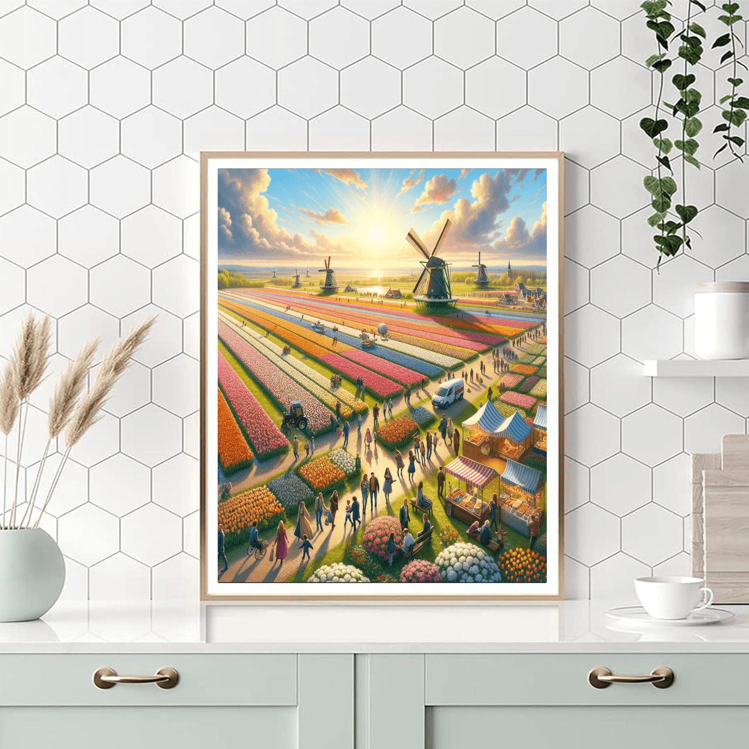 Tulip Festival - Netherlands Paint By Color