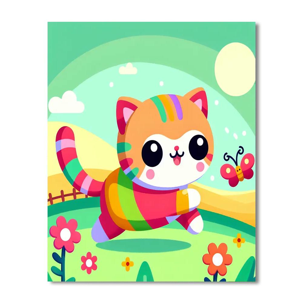 Curious Cat Caper Paint By Number