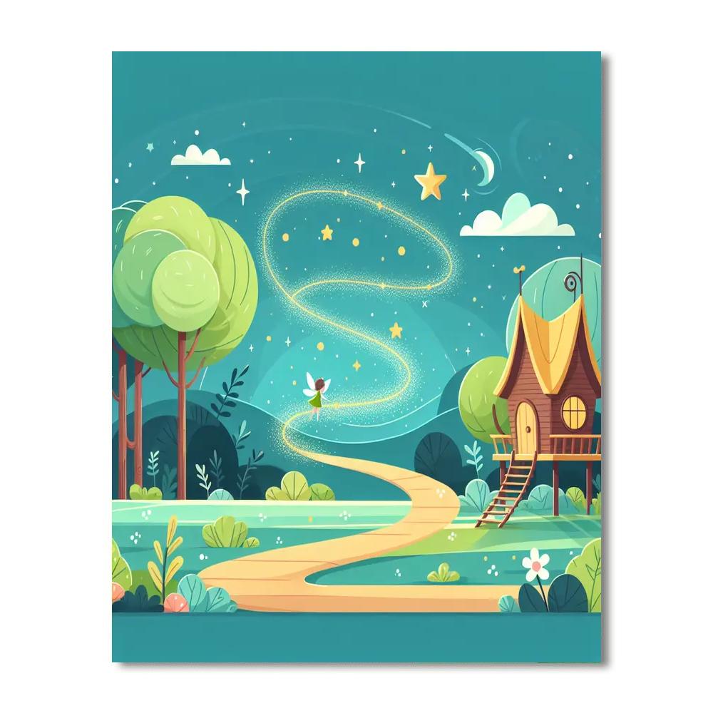 Pixie Dust Adventure DIY Paint By Numbers