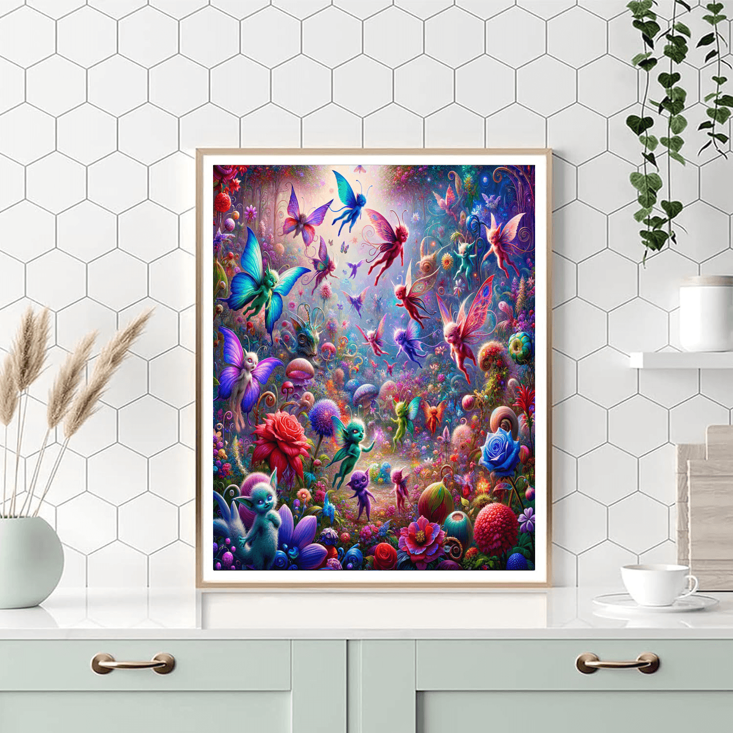 Fantasy Garden Retreat Painting By Numbers Kit