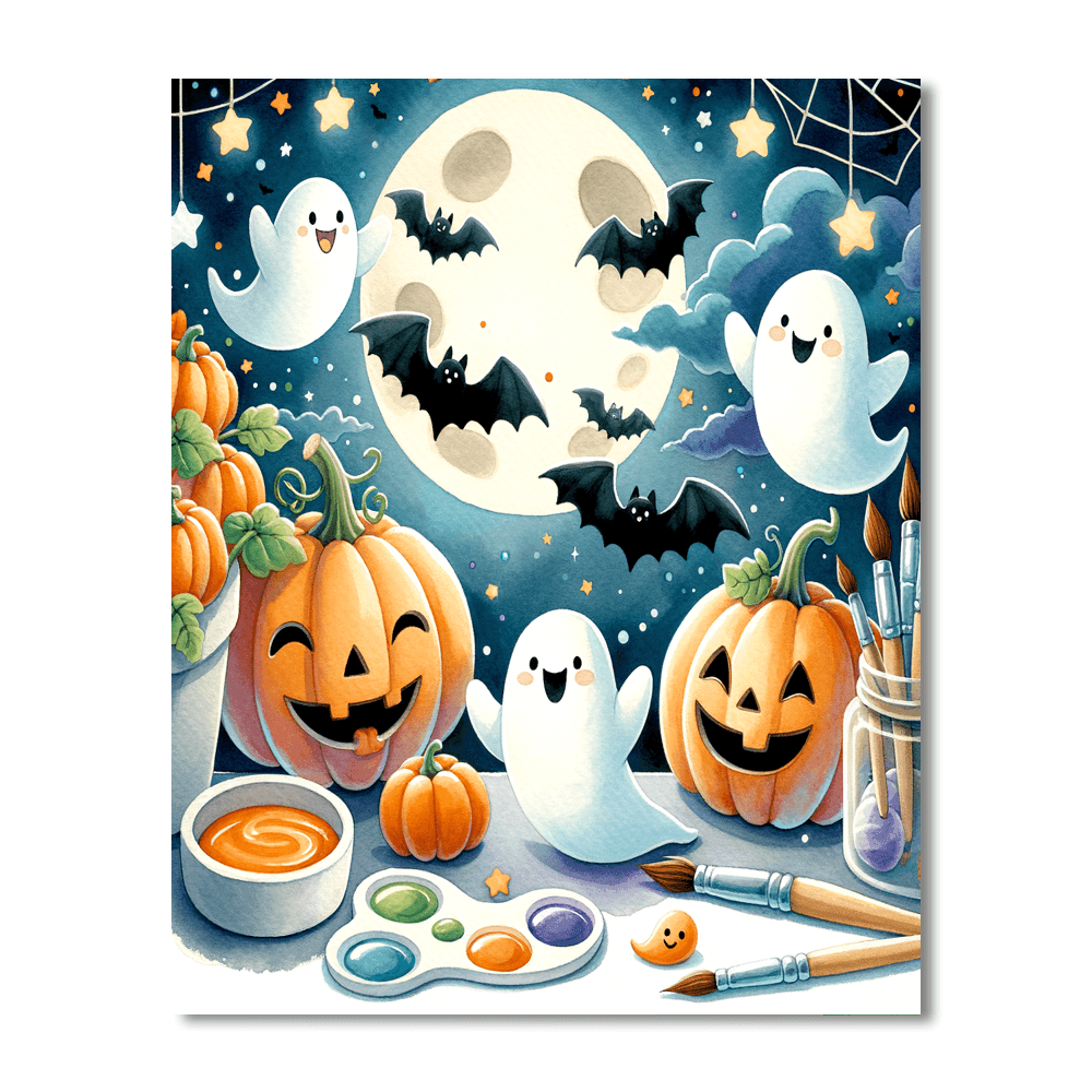 Spooky Halloween Fun Paint By Color