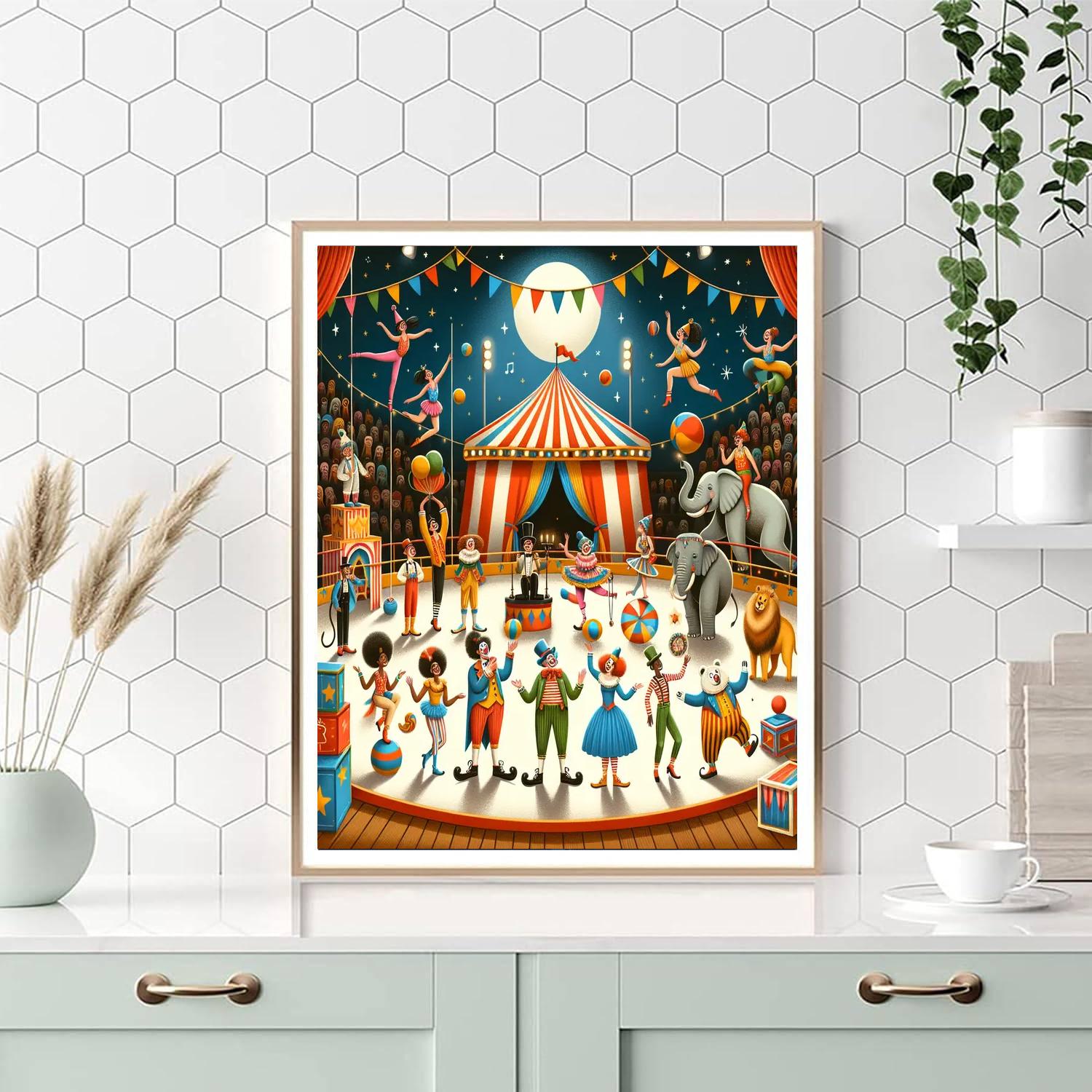 Enchanted Circus Dreams Numbered Painting Kits