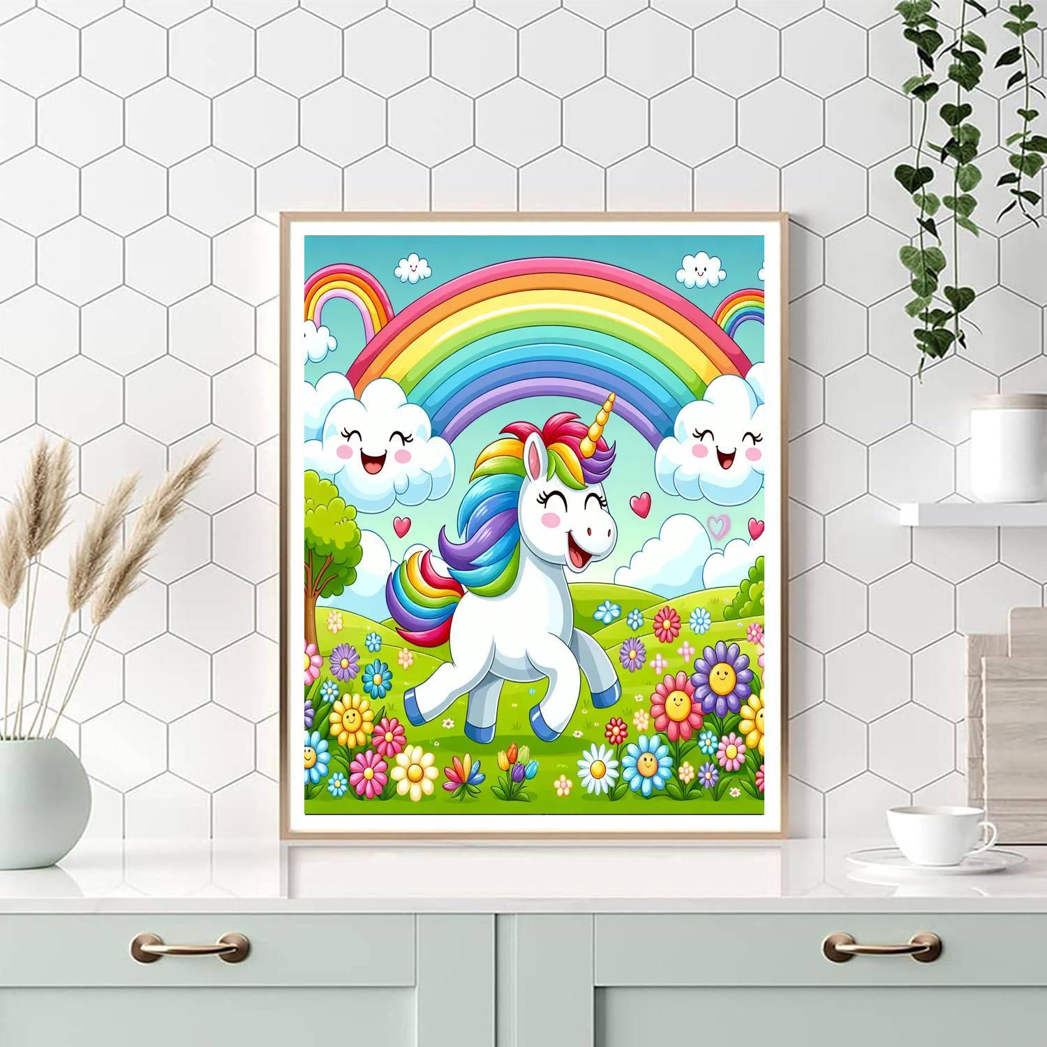 Majestic Unicorn Dreamscape Painting By Numbers Kit