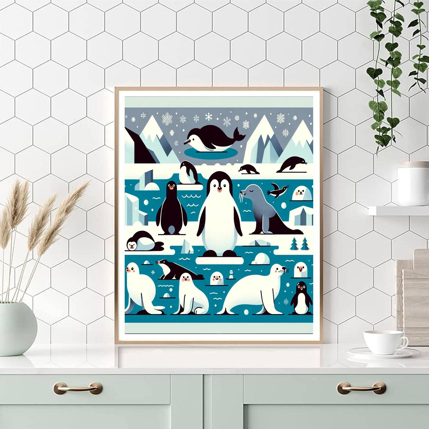Polar Pals Expedition Numbered Painting Kits