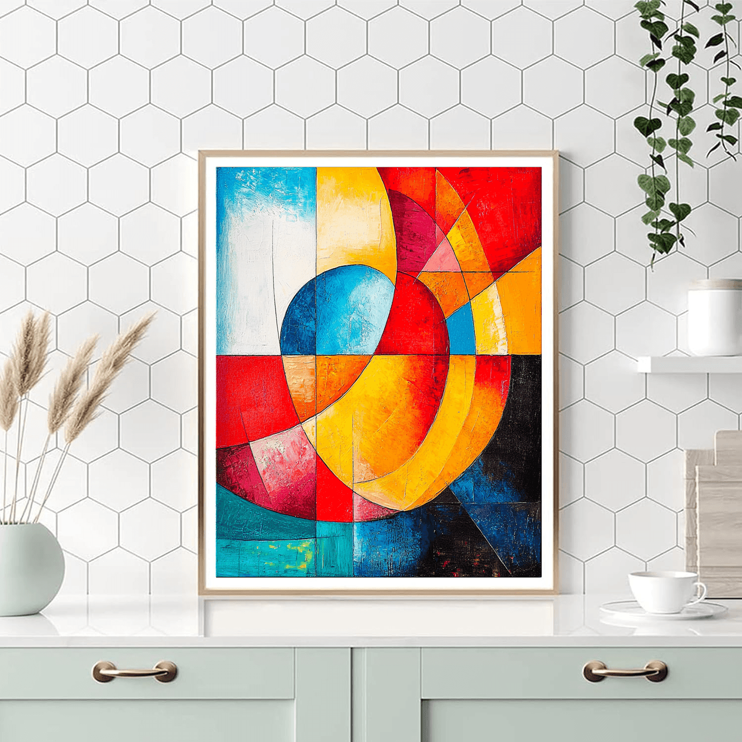 Wassily Kandinsky Inspired Harmony Of Color  Painting By Numbers Kit