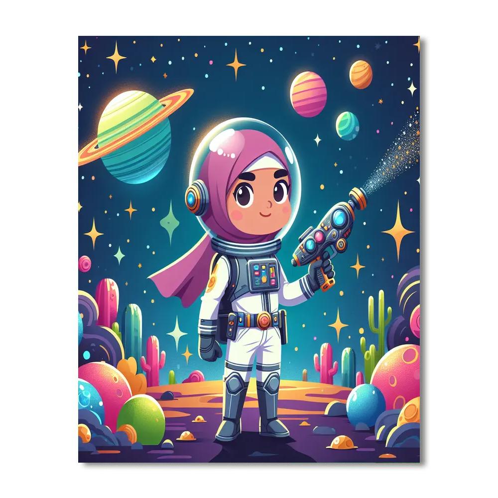 Intergalactic Space Rangers DIY Paint By Numbers