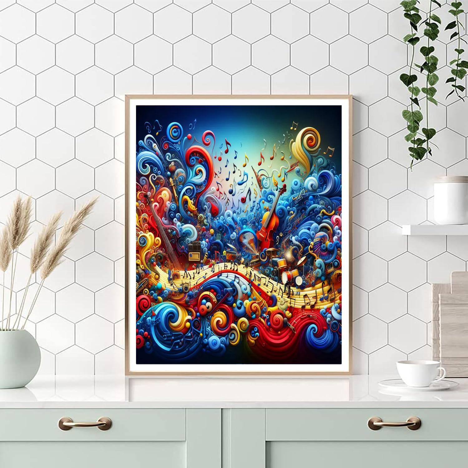 Musical Symphony Of Colors Paint By Numbers