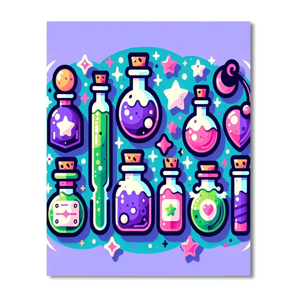 Magic Potion Kit Paint By Numbers Art