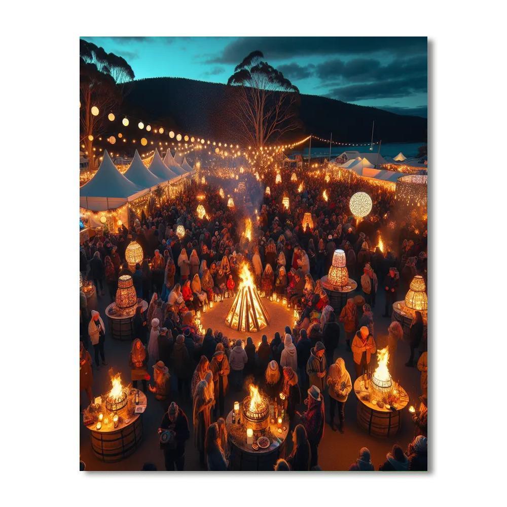 Winter Solstice Festival - Australia Paint By Numbers Kits