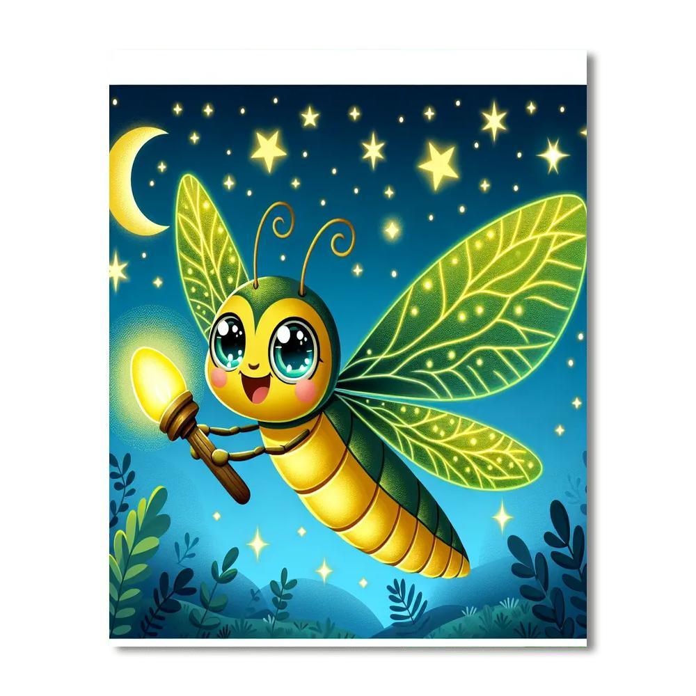 Bright Firefly Paint By Numbers