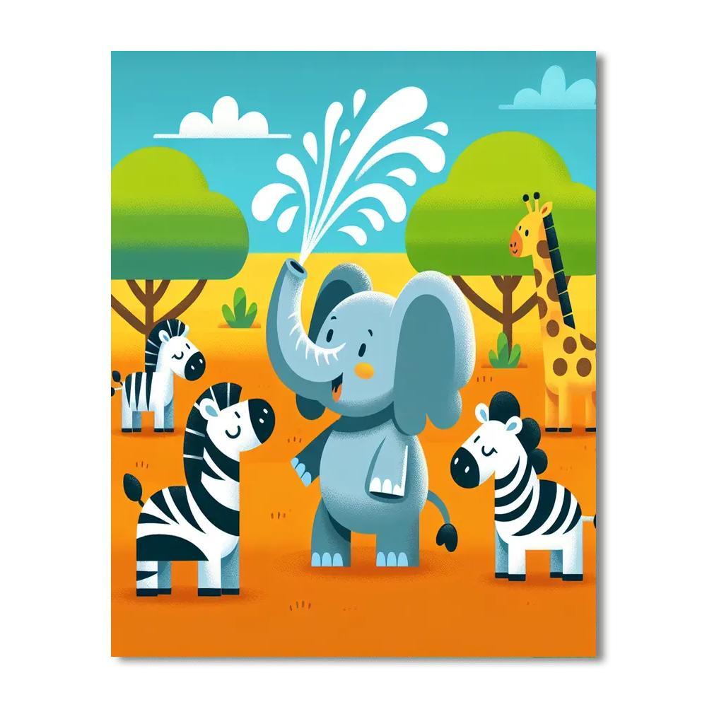 Safari Adventure Extravaganza Numbered Painting Kits
