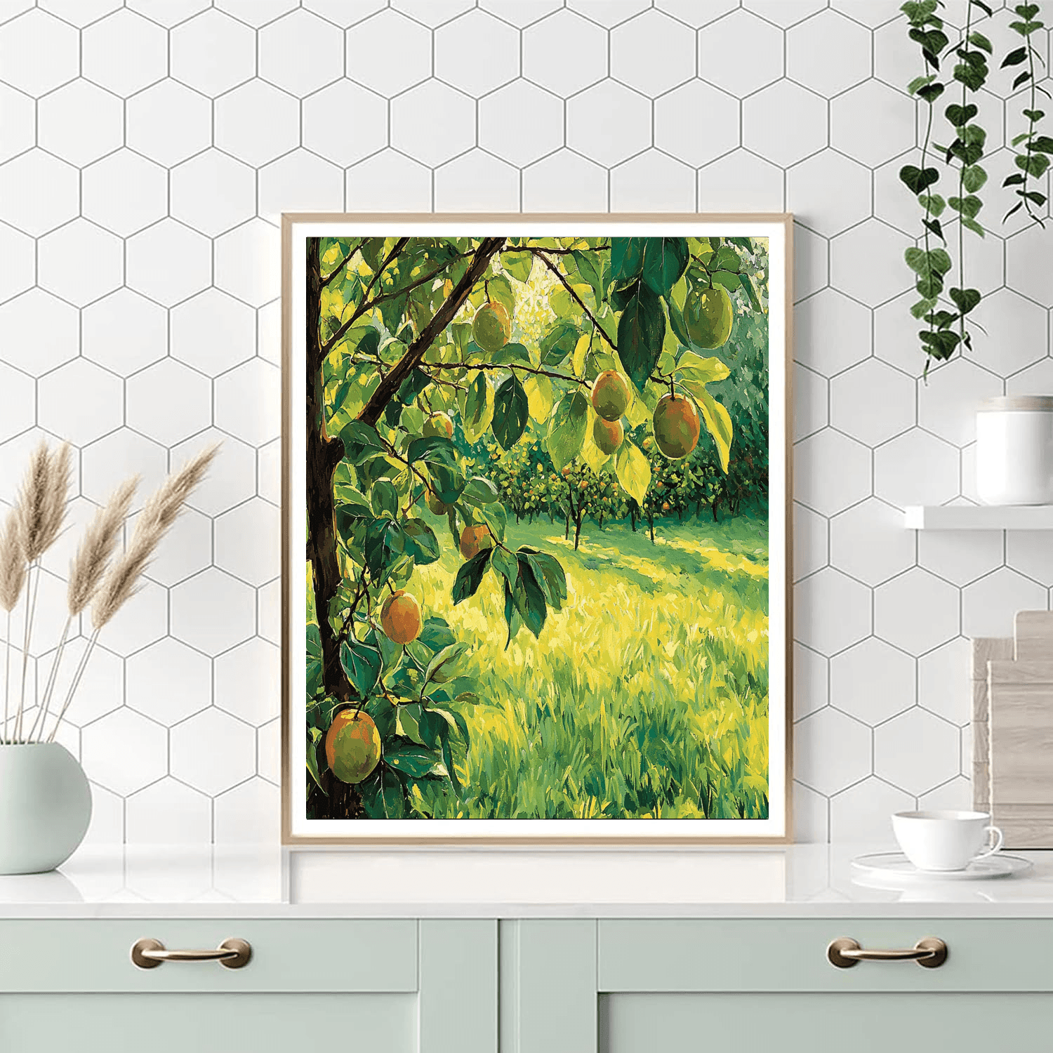 Camille Pissarro Inspired Sun-Kissed Orchard  Paint By Numbers Kits