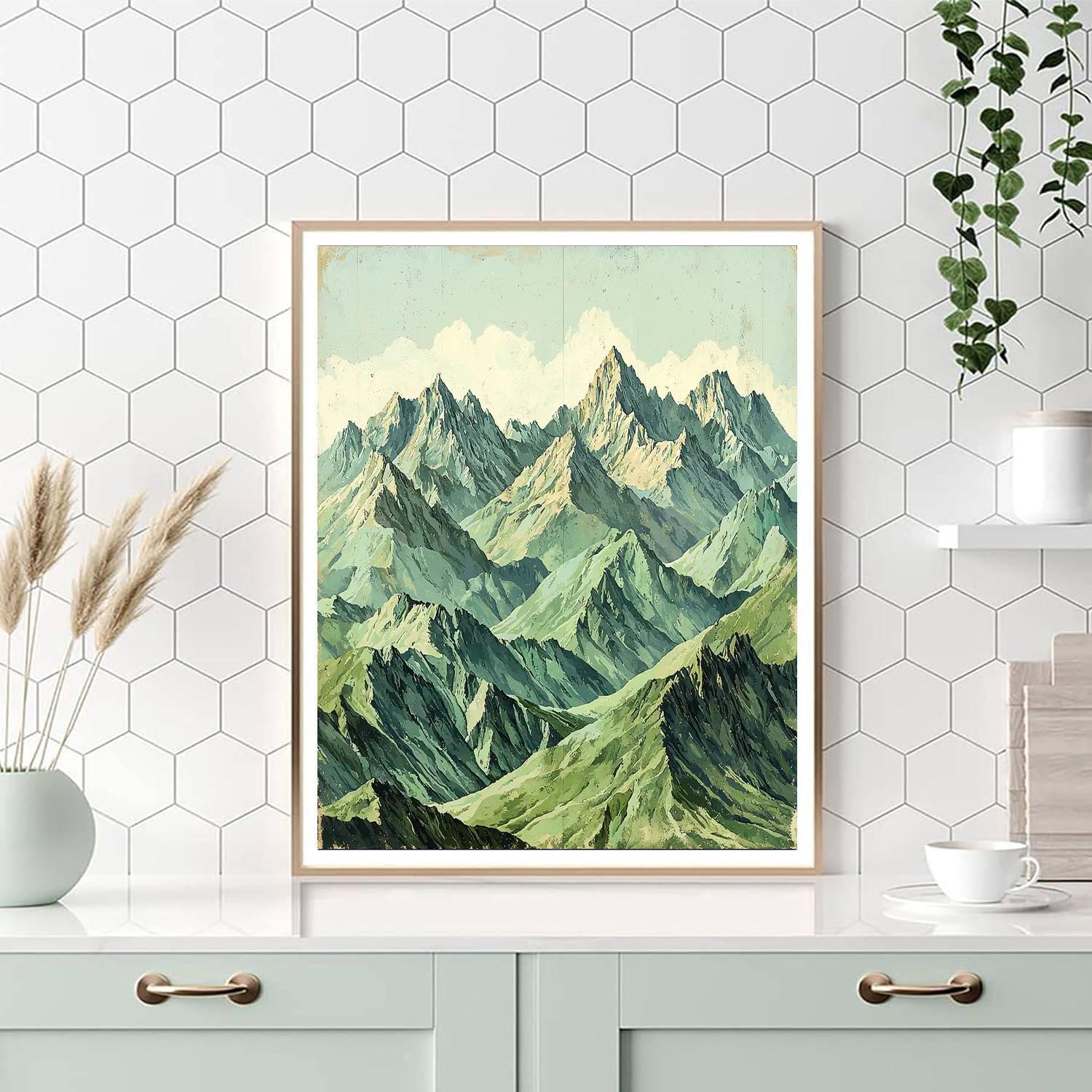 Michelangelo Inspired Natural Wonder  Painting By Numbers Kit