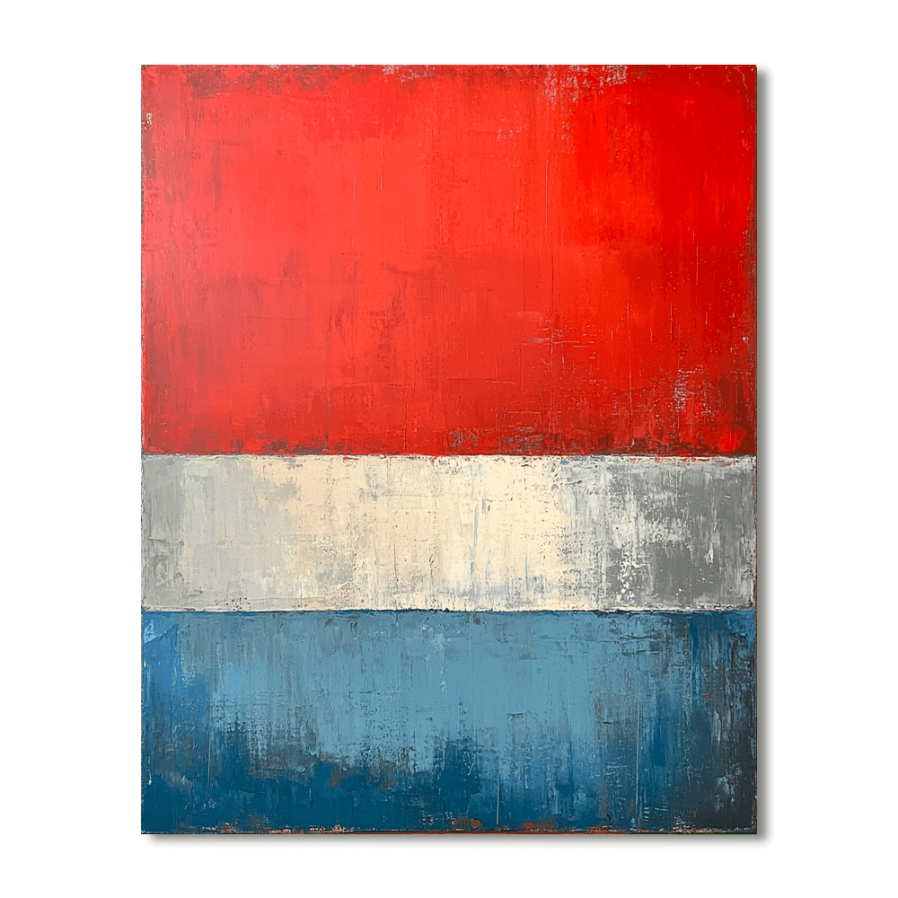 Mark Rothko Inspired Melancholy Harmony  Painting By Numbers Kit