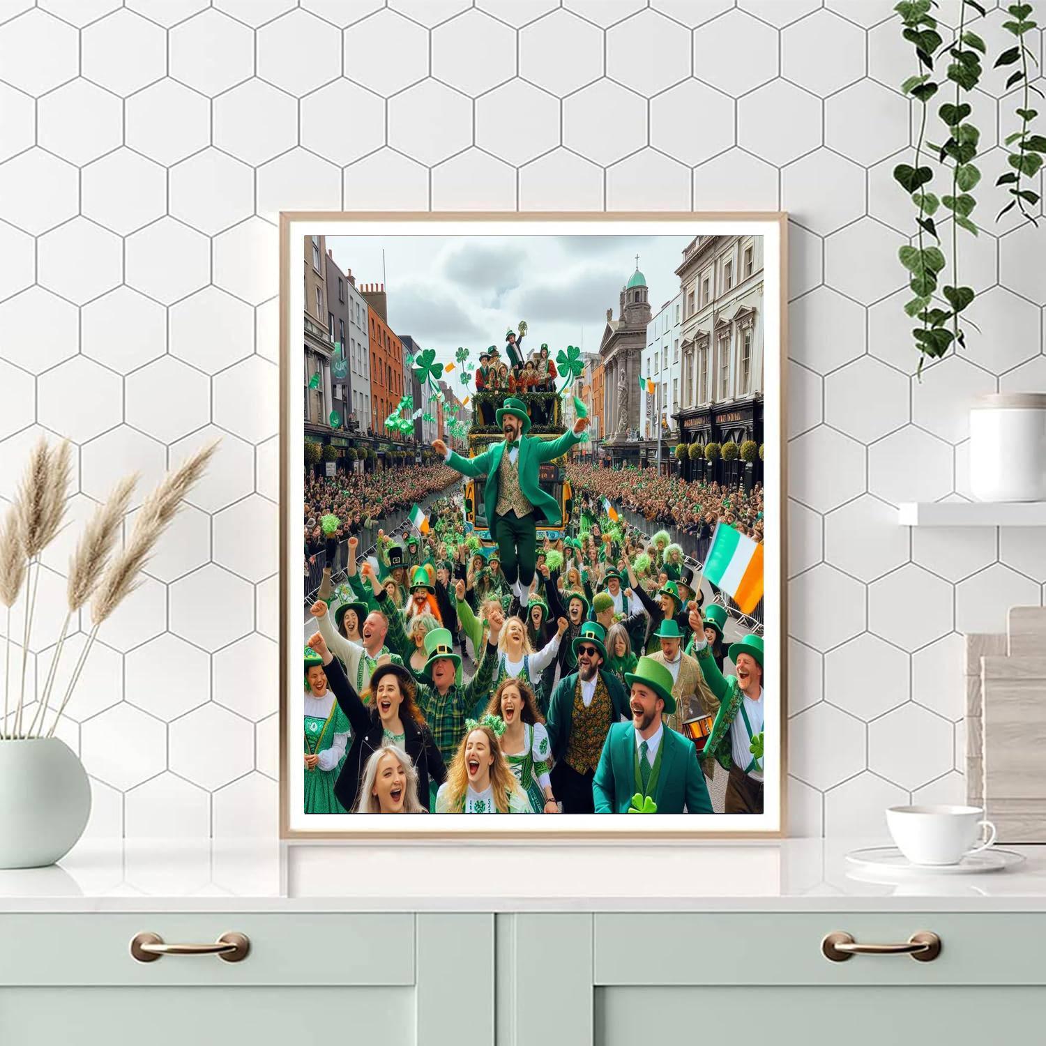 St. Patrick's Day Festival - Ireland Painting By Numbers Kit