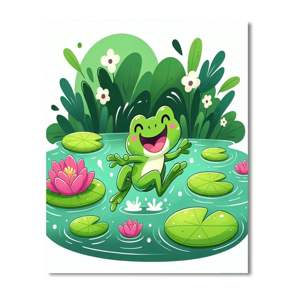 Froggy Fun Adventures Paint By Numbers