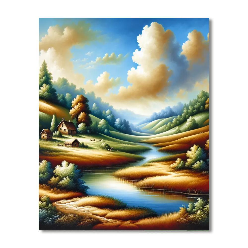 Farm Life Harmony Painting Number Kit