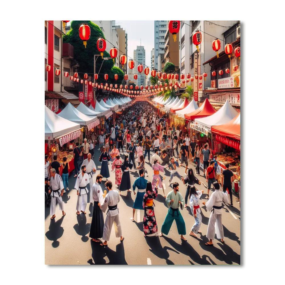 Matsuri Festival - Brazil Paint By Numbers