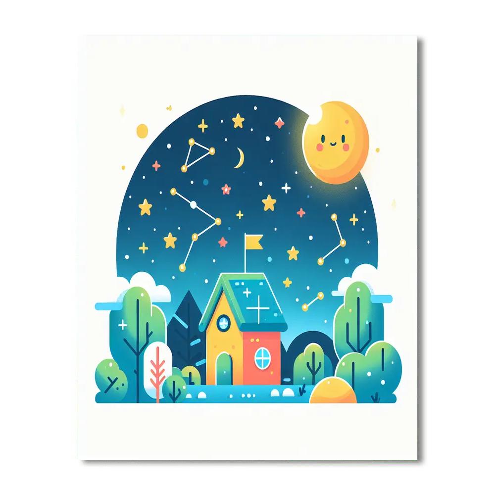 Celestial Stories Number Painting