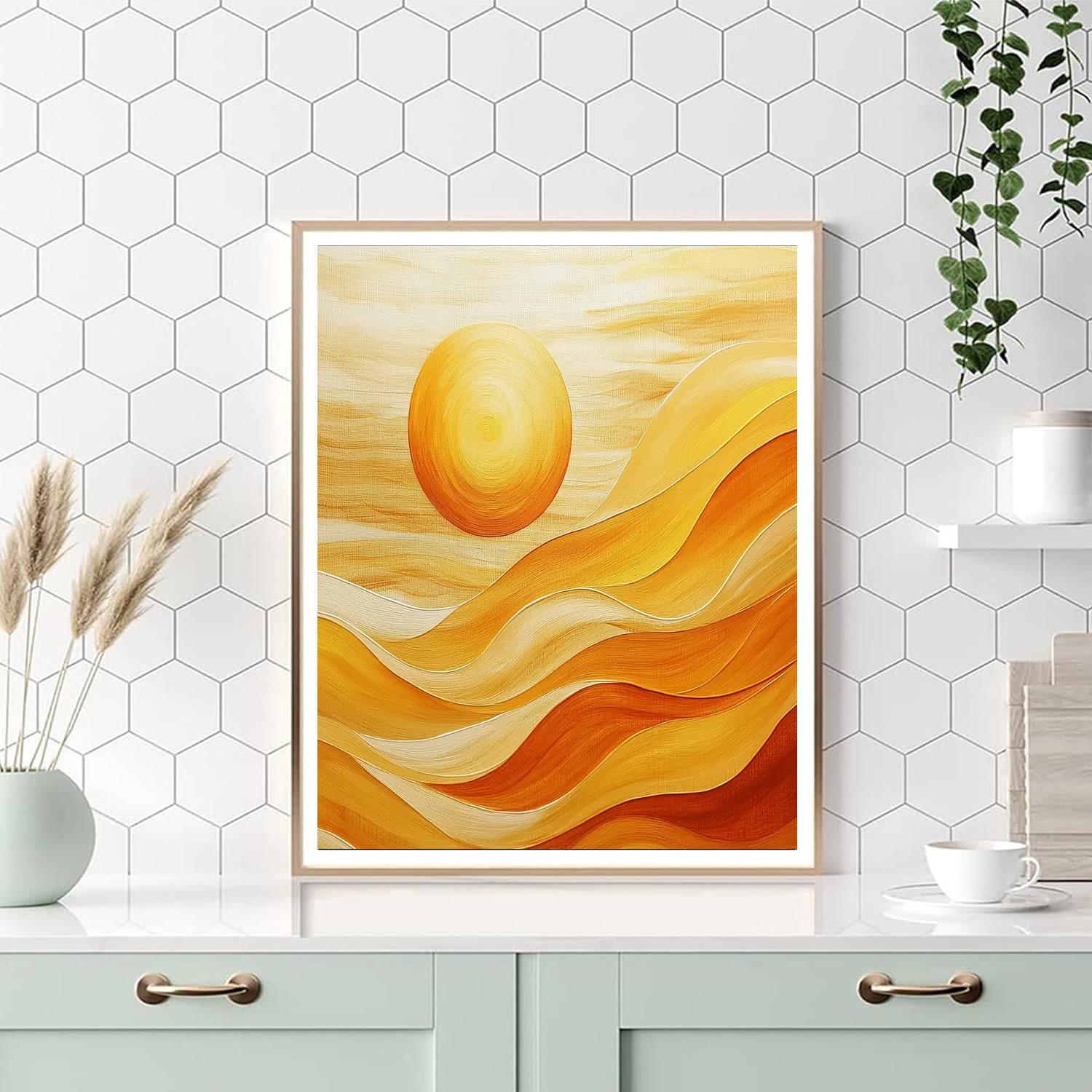 Nandalal Bose Inspired Journey Of The Sun  Paint By Numbers