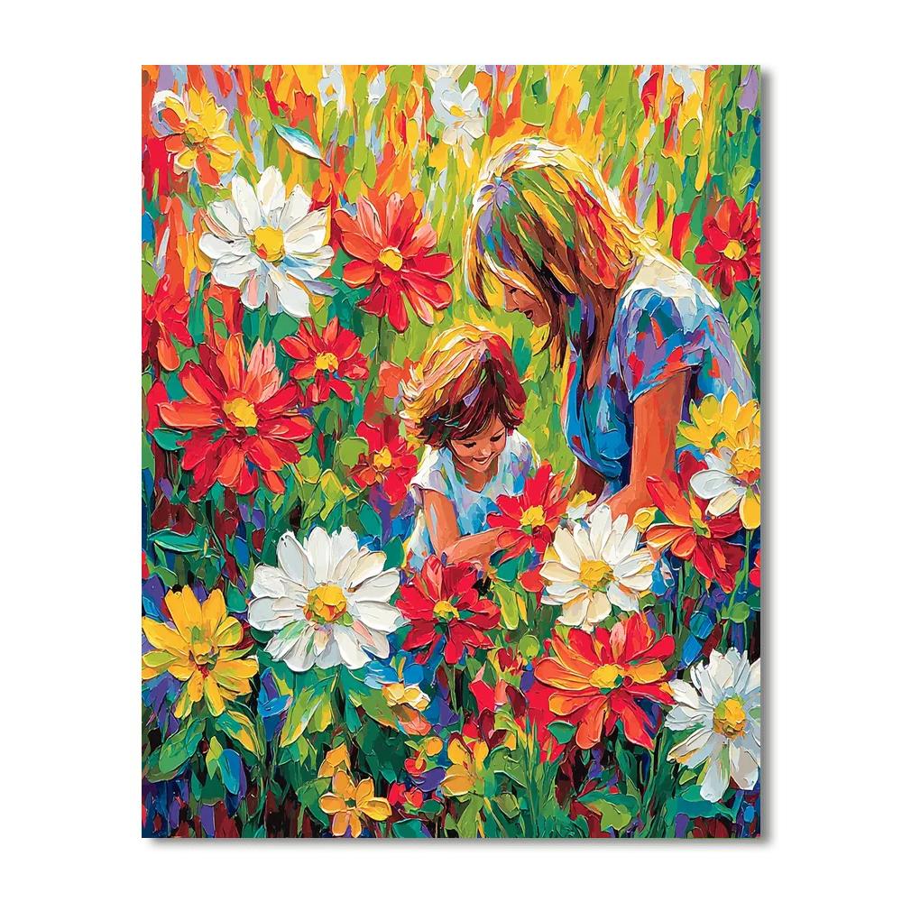 Garden Of Love Painting Number Kit