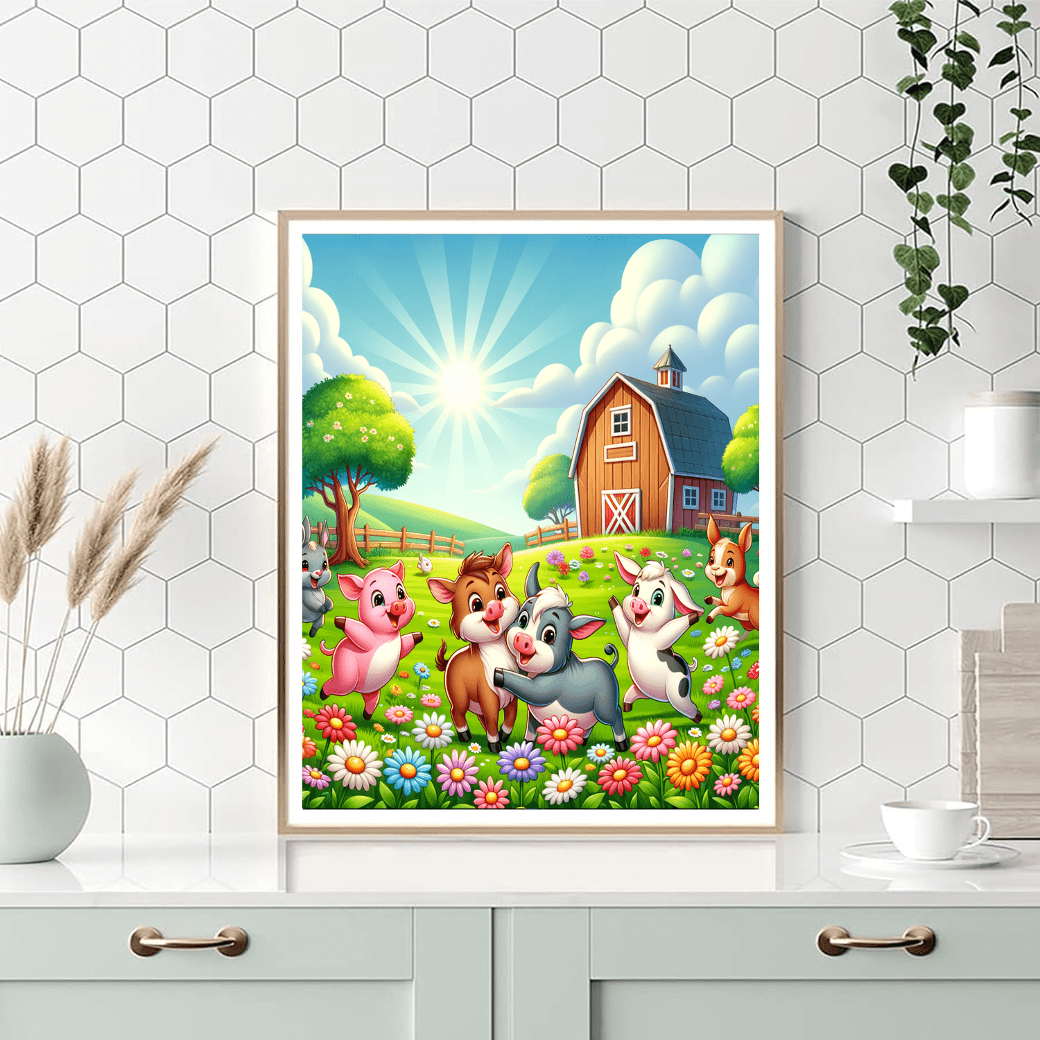 Whimsical Farmyard Fun Paint By Numbers Kits