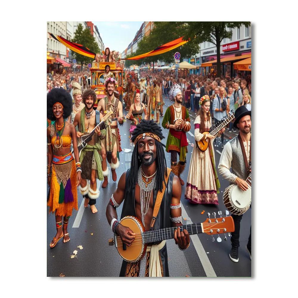 The Carnival Of Cultures - Germany Numbered Painting Kits