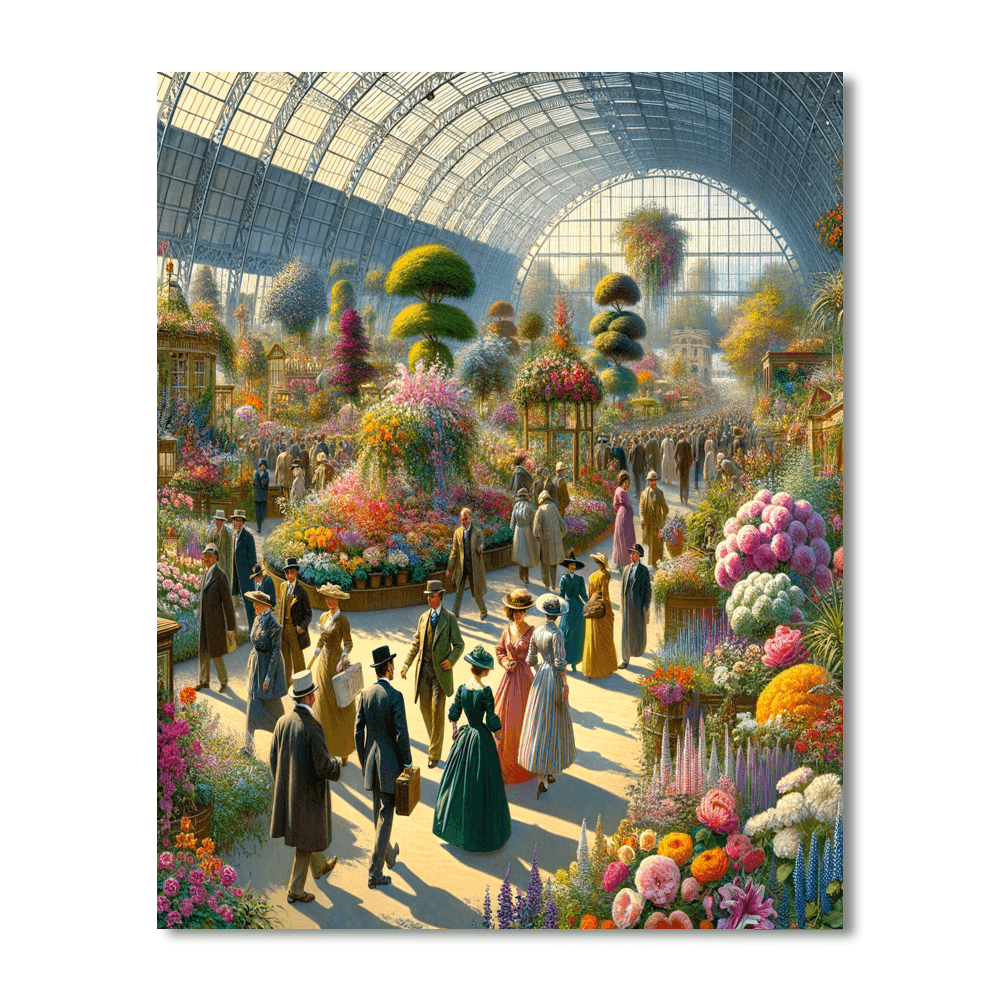 International Flower Show - United Kingdom Paint By Number